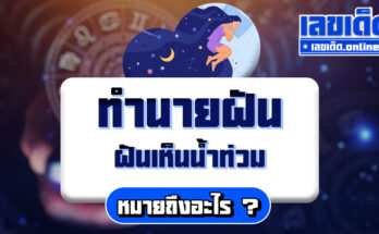 ฝันเห็นน้ำท่วม